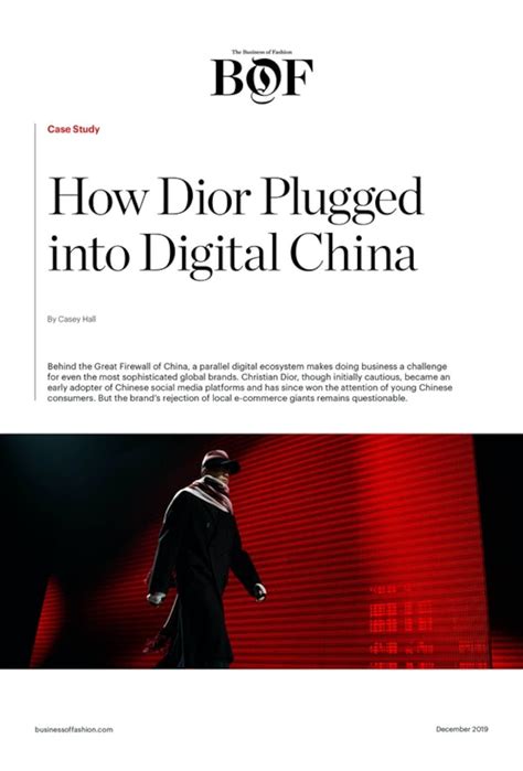 how dior plugged into digital china